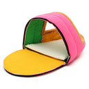 Foldable Kennel Dog Bed For Dogs Cats Animals Pet House Tent All Seasons Washable Cushion