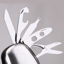 Multi-tool Flashlight 9 In 1 LED Zoomable Focus Torch With Car-Safety Hammer Screwdriver Flashlight