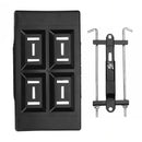 Universal Adjustable Metal Car Battery Tray Adjustable Hold Down Clamp Bracket Kit Cycle