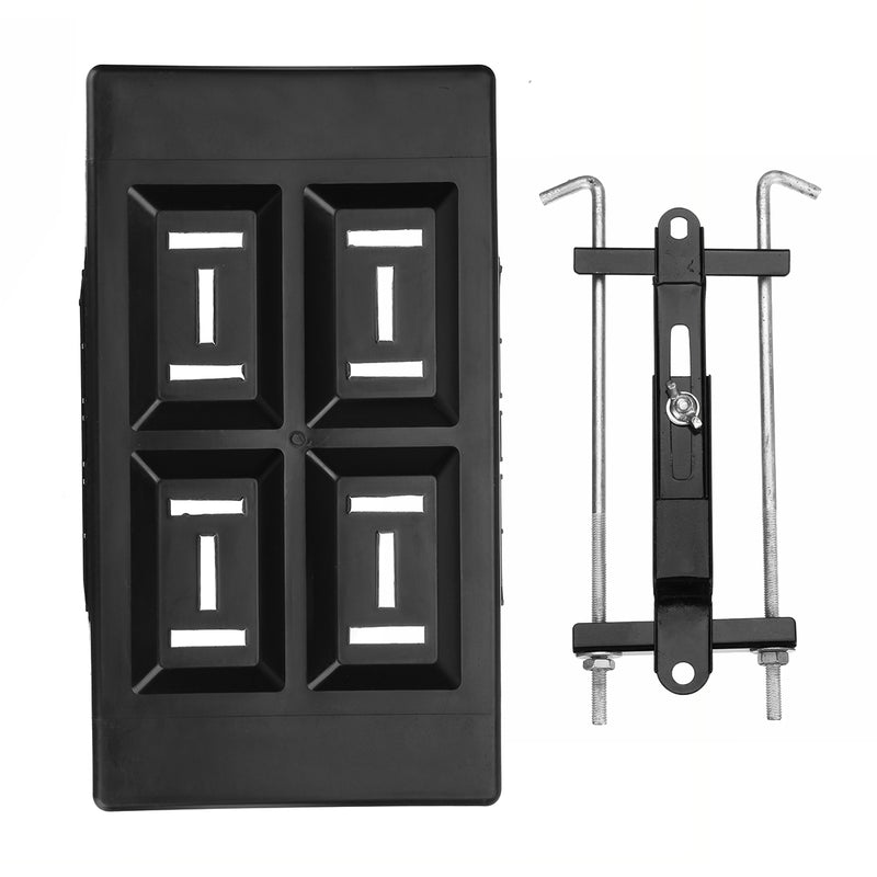 Universal Adjustable Metal Car Battery Tray Adjustable Hold Down Clamp Bracket Kit Cycle