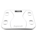 Mrosaa bluetooth-Scales Floor Body Fat Scale LCD Display Electronic Scales Body Weight Body Fat Water Muscle Mass BMI Battery Powered