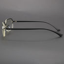 KCASA +2.50 Half-frame Bifocals Reading Glasses Unisex Eyeglasses W/ 4 Pairs of Bifocals Lenes + 1 Pair of Sunglasses Lens + Screwdirver + Glasses Cloth