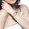SKMEI 1400 Fashion Casual Style Watch Women Rhinestone Stainless Steel Waterproof Quartz Watch