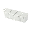 JORDAN&JUDY Portable Dispensing Kit One-week Travel Sub-packaged Mini-medicines Box Refillable Bottles