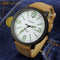 YAZOLE 319 Luminous PU Leather Band Men Analog Sport Wrist Watch