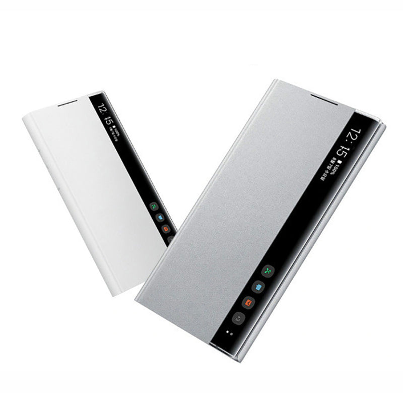 For Samsung Galaxy A70 2019 Case Bakeey Foldable Smart Sleep Window View Stand Flip PU Leather Protective Case