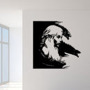 Game Of Thrones Daenerys Targaryen Dragon Mother Portrait Engraved Wall Stickers