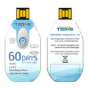 USB Temperature Logger Recorder Temperature Data Logger Disposable 60 Days Recording NE