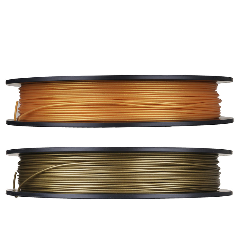 Bronze/Golden 1.75mm 0.5kg/1.1lb PLA Flexible Filament For 3D Printer RepRap