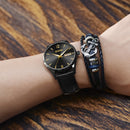 DOM M-11BL-1M89 Fashion Men Watch 3ATM Waterproof Luminous Date Display Quartz Watch