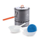 Naturehike 1.5L Aluminum Heat Exchanger Pot Portable Outdoor Cookware with Bowl and Spoon