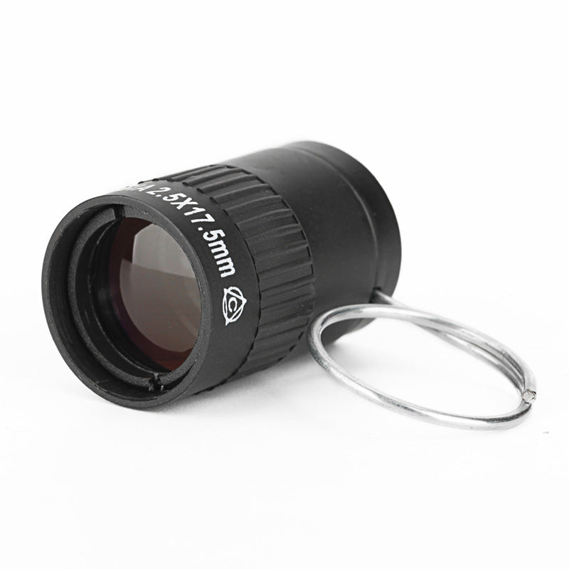 IPRee 2.5x17.5mm Mini Compact Telescope Pocket Monocular HD Optic Lens With Knuckle Finger Ring