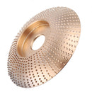 Drillpro 85mm Tungsten Carbide Wood Shaping Disc Carving Disc 16mm Bore Sanding Grinder Wheel for 100 115 Angle Grinder