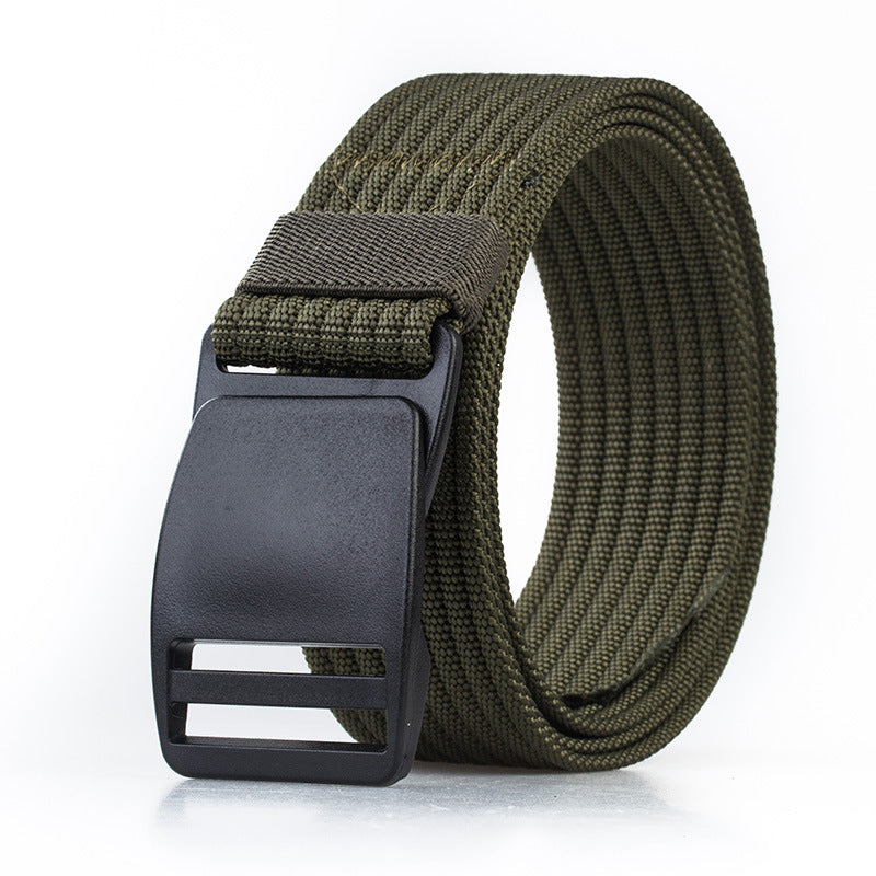 AWMN S03 125cm Belts Men Women Camouflage Military Tactical Belt Buckle Hanger Canvas Fabric Belt