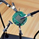 NEWACALOX Magnetic PCB Board Fixed Clip Fixture Flexible Arm Soldering Third Hand Soldering Iron Holder Repair Tools