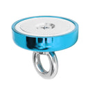 Effetool 60x50mm 112KG Neodymium Recovery Magnet Red/Yellow/Blue Eyebolt Hook Magnet Metal Detector