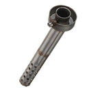 48mm Motorcycle Exhaust Muffler Angled Silencer Can Insert Baffle 195mm Length