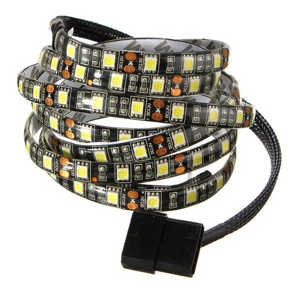 1.2M Waterproof 5050 LED Flexible Strip Background Light PC Computer Case DC12V