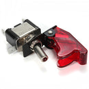 10x Red Car Cover LED SPST Toggle Rocker Switch Control 12V 20A