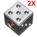 Two Dice Tyre Tire Air Valve Dust Cover Cap for Motorcycle Car Truck