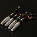 4pcs Motorcycle LED Turn Signal Indicator Amber Light