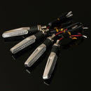 4pcs Motorcycle LED Turn Signal Indicator Amber Light