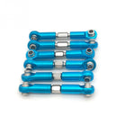 6Pcs Adjustable Metal Linkage Pull Rod Front /Rear Servo Link for Wltoys A9 P1O9