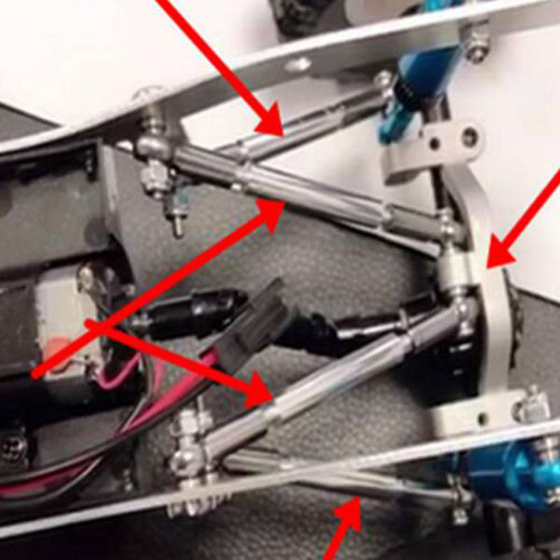 for WPL B1 B-1 B14 B-14 B24 B-24 C14 1/16 RC Car Spare Parts Upgrade Metal  K4E7