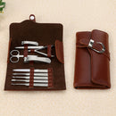 Y.F.M 10pcs Stainless Steel Ingrown Toe Nail Clippers Nipper Manicure Tools Set Kit Pusher Cleaner File