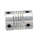 Machifit Flexible Shaft Coupling ID3/4/5/6/6.35/8mm x OD19mm x L25mm CNC Stepper Motor Coupler Connector