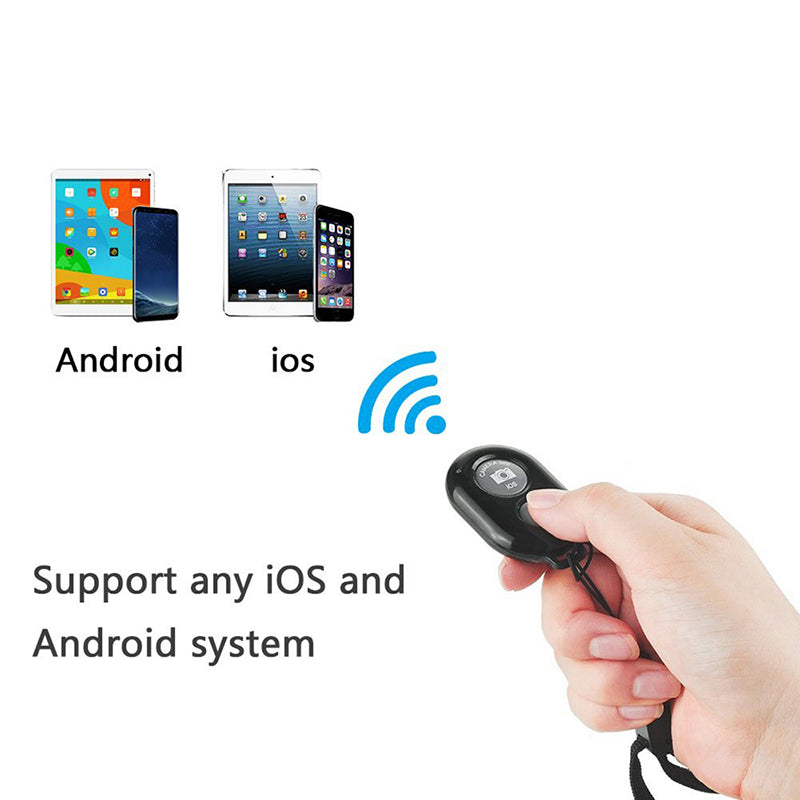 Mobile Phone Bluetooth Wireless Remote Control Monopod Selfie Stick Shutter X1I6