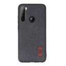 Bakeey Luxury Fabric Splice Soft Silicone Edge Shockproof Protective Case For Xiaomi Redmi Note 8