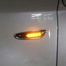 Smoked Lens Amber LED Front Side Marker Light Kit for BMW 1 3 5 Series, Amb