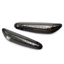 Smoked Lens Amber LED Front Side Marker Light Kit for BMW 1 3 5 Series, Amb