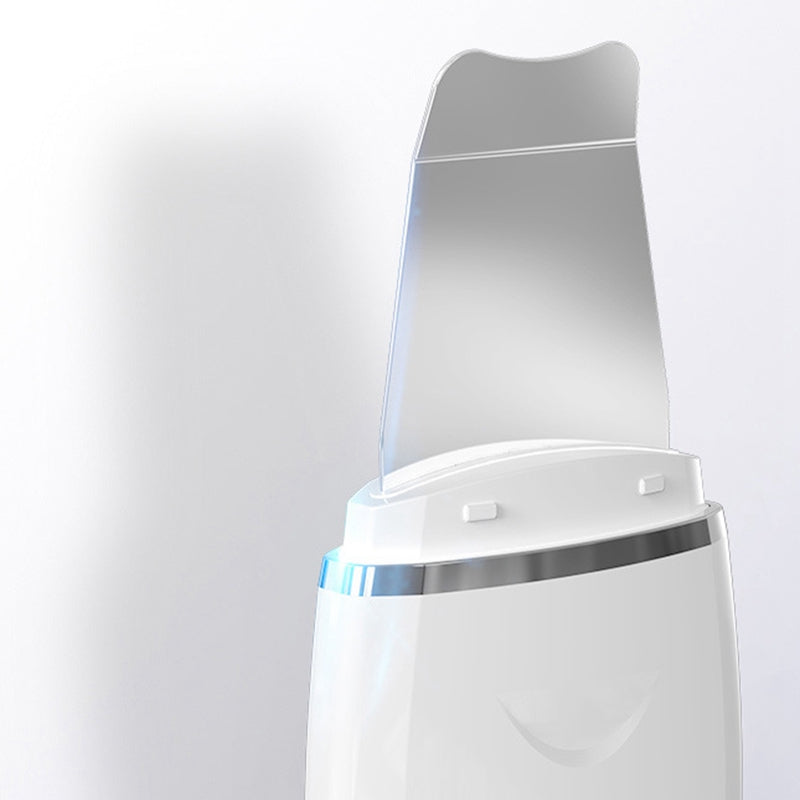 White Professional Ultrasonic Facial Skin Scrubber Deep Face Cleaning Peeli K8A6