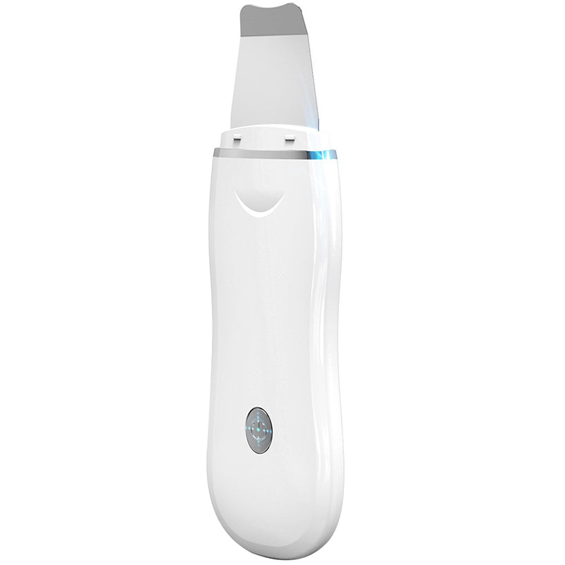 White Professional Ultrasonic Facial Skin Scrubber Deep Face Cleaning Peeli K8A6