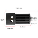 Compatible Pressure Washer Adapter, Replacement for Karcher Power Washer Ac