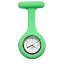 Colorful Silicone Doctor Fob Watch Pocket Nurse Watches with Clasp
