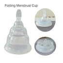 Foldable Menstrual Cup Medical Silicone Female Private Parts Care Health Me