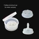 Foldable Menstrual Cup Medical Silicone Female Private Parts Care Health Me