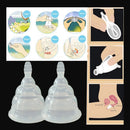 Foldable Menstrual Cup Medical Silicone Female Private Parts Care Health Me C3T3