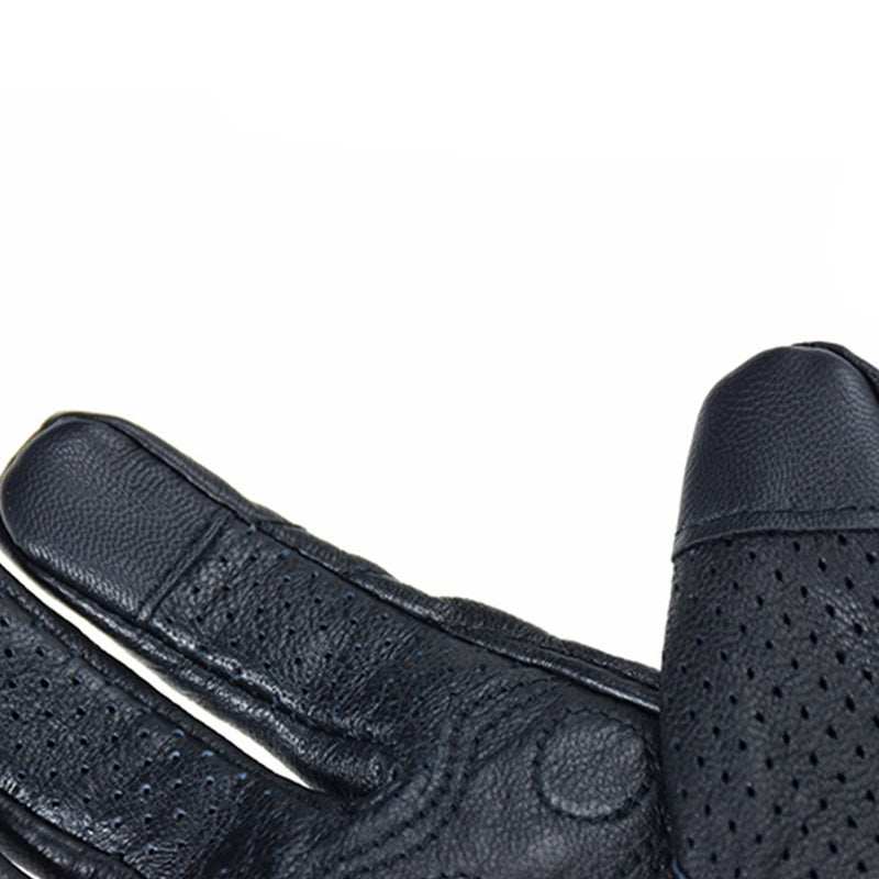 GHOST RACING Touch Screen Leather Gloves Motorcycle Bicycle Protective