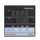 MC701 Universal Input Digital PID Thermostat Instrument SSR Relay Output for Heat Cool with  Alarm