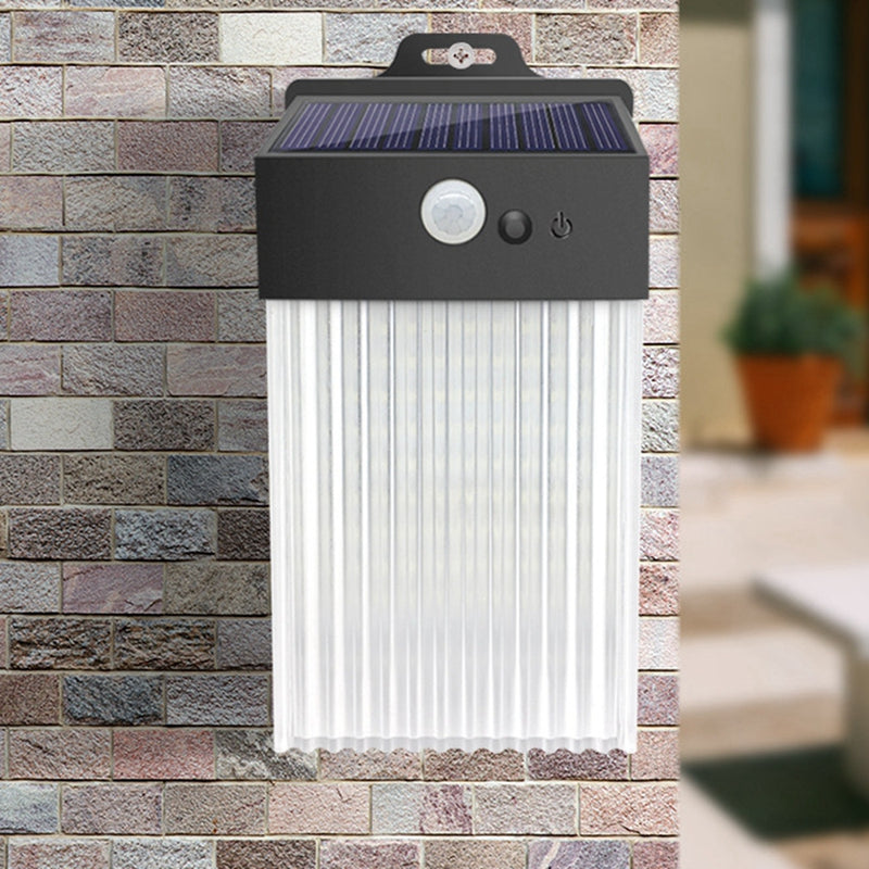 Solar Power 50 LED PIR Motion Sensor Wall Light Waterproof Outdoor Path Yard Garden Security Lamp