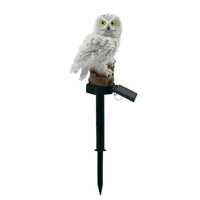 Solar Power LED Owl Lawn Light Home Outdoor Yard Landscape Garden Lamp Waterproof