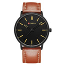CURREN 8233 Fashion Male Leather Quartz Watch Elegant Business Men Style Wrist Watch