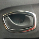 for Clio IV 2013-2018 ABS Chrome Car Inner Door Bowl Protector Frame Cover