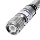 1150mm Stainless Steel VHF FM Telescopic BNC Antenna 76-108MHz for Radio Transmitter