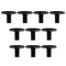 10Pcs Portable Accessory Cymbal Sleeves Set Instruments Rustproof for Drum