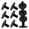 10Pcs Portable Accessory Cymbal Sleeves Set Instruments Rustproof for Drum